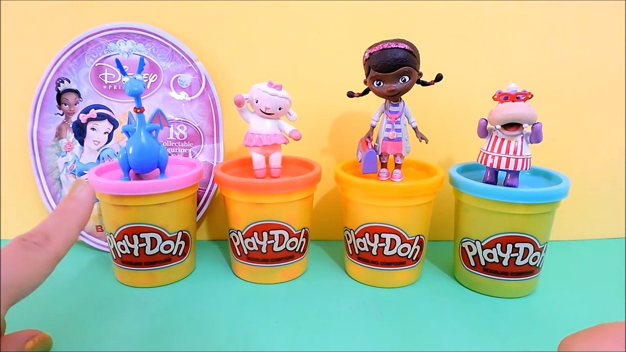 Massinha Play Doh Surpresas da Disney Doutora Brinquedos Sachê surpresa da Disney Em Português