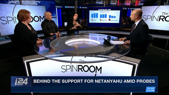 THE SPIN ROOM | Netanyahu's Party leading the polls amid probes | Thursday, March 8th 2018
