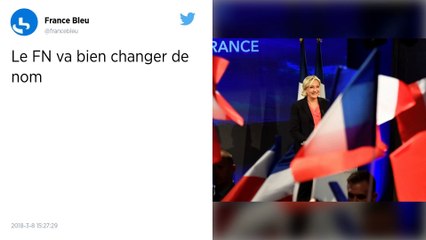 Front national. Les militants votent en faveur du changement de nom.