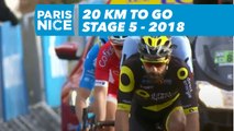 20 kilometers to go - Étape 5 / Stage 5 - Paris-Nice 2018
