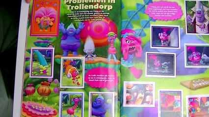 Álbum + stickers completo de Los Trolls de Dreamworks - Mostramos el album lleno - full - completed