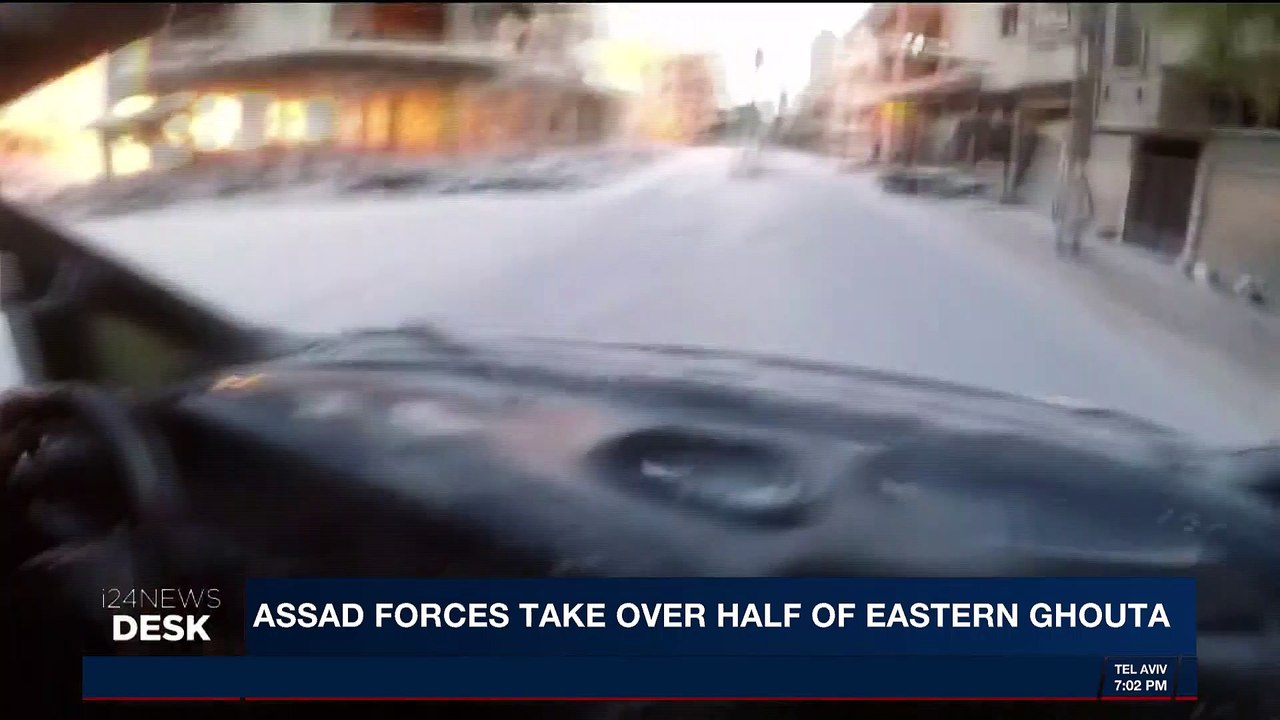 i24NEWS DESK | Assad forces take over half of Eastern Ghouta | Thursday, March 8th 2018