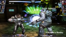 Injustice: Gods Among Us - Man of Steel General Zod Super Attack Moves [iPad] [REMASTERED]