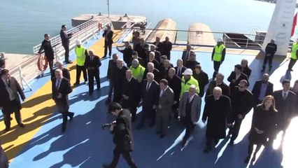 Bakan Arslan, Türkiye'nin En Büyük Feribotunu İnceledi
