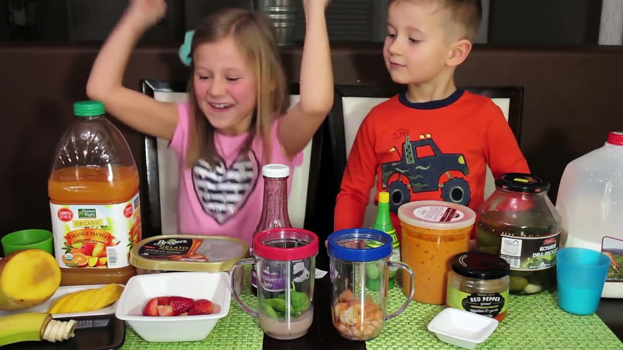 Смузи ЧЕЛЛЕНДЖ дети и родители ВЫЗОВ || SMOOTHIE CHALLENGE
