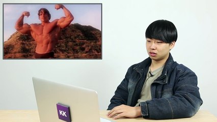 Korean Guys Re to Bodybuilding Training- Arnold Schwarzenegger