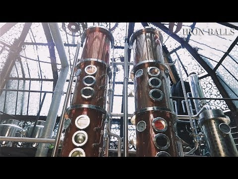 Steampunk Distillery Inside a Bar