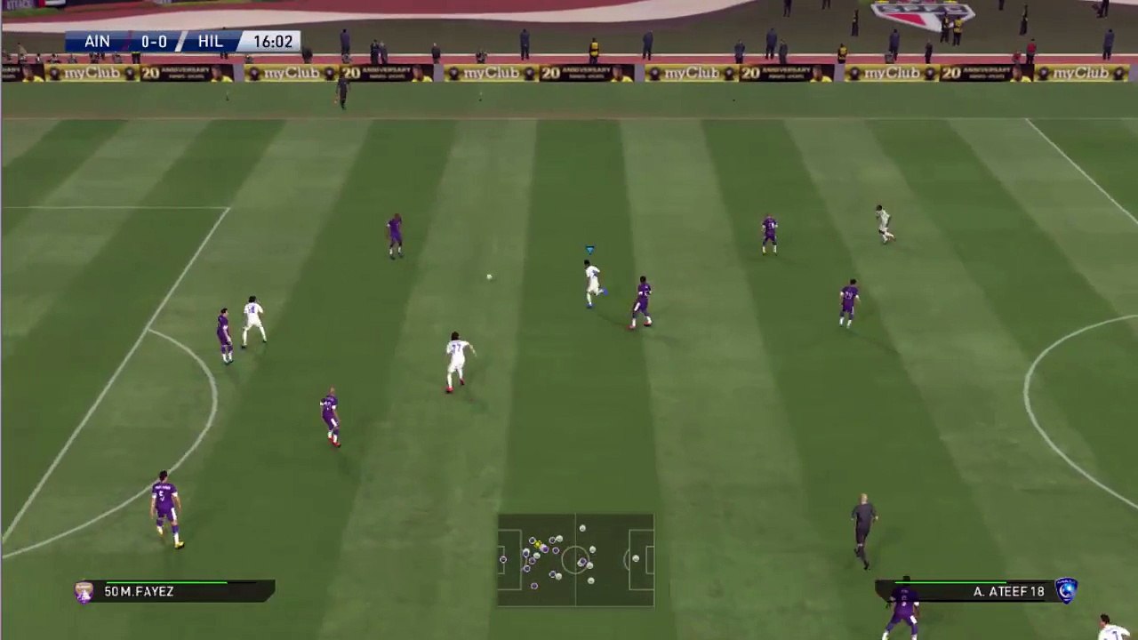 Al Hilal Goal Al Salem - PES 2017 Gameplay