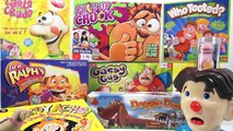 Top 10 Gross Kids Games - Farts, Barf, Boogers & Pooping Family Board Game Night!