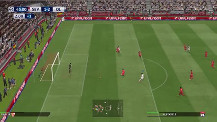 Sevilla Lyon Fekir Goal 3 - PES 2017
