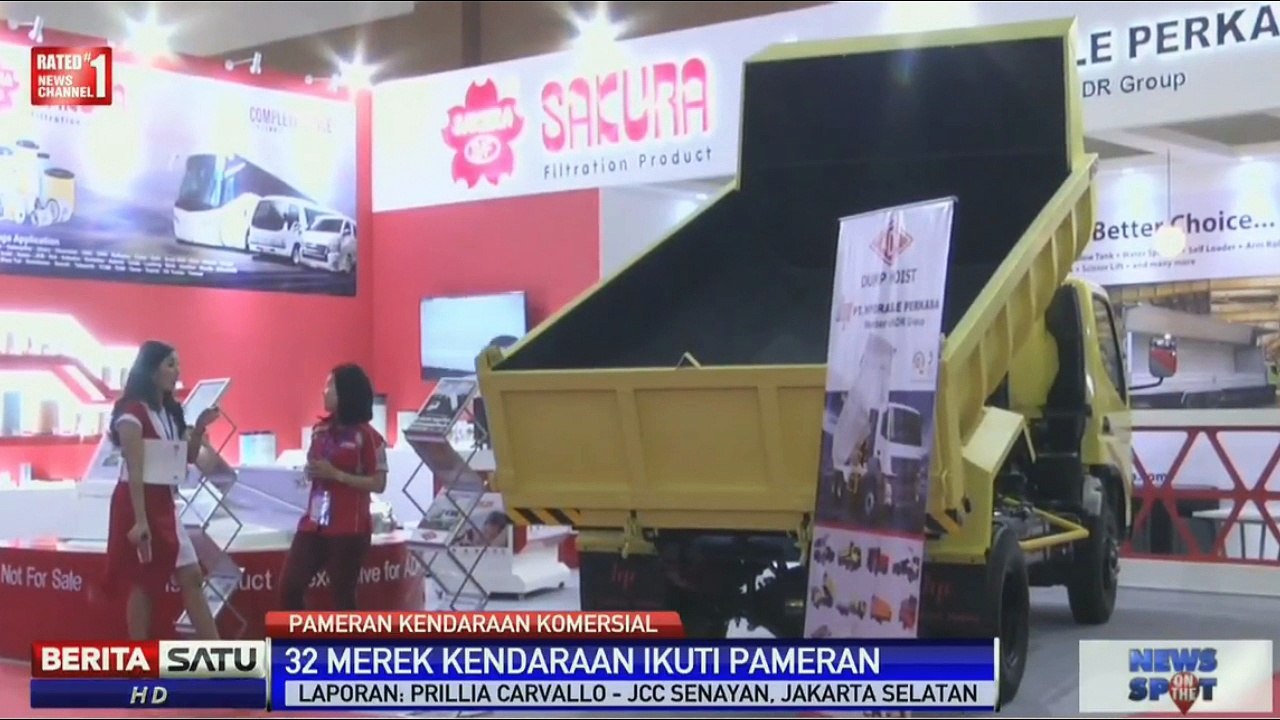 GAIKINDO 2018 Pamerkan Kendaraan Komersial Truk Dan Bus Internasional