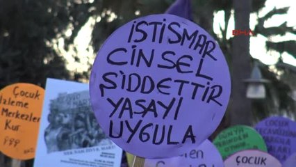 Muğla Bodrum'da Kadınlar Günü Yürüyüşü Düzenlendi