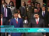 Venezuela: Qatari Emir Meets with President Nicolas Maduro