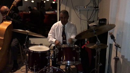 Chas "The JazzMan" McPherson Performs Burning Drum Solo