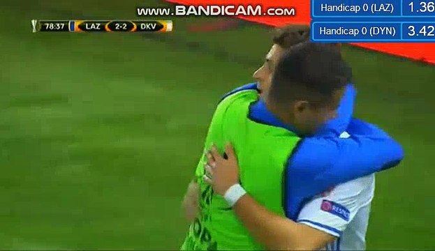Junior Moraes Goal - Lazio 2-2 Dynamo Kyiv