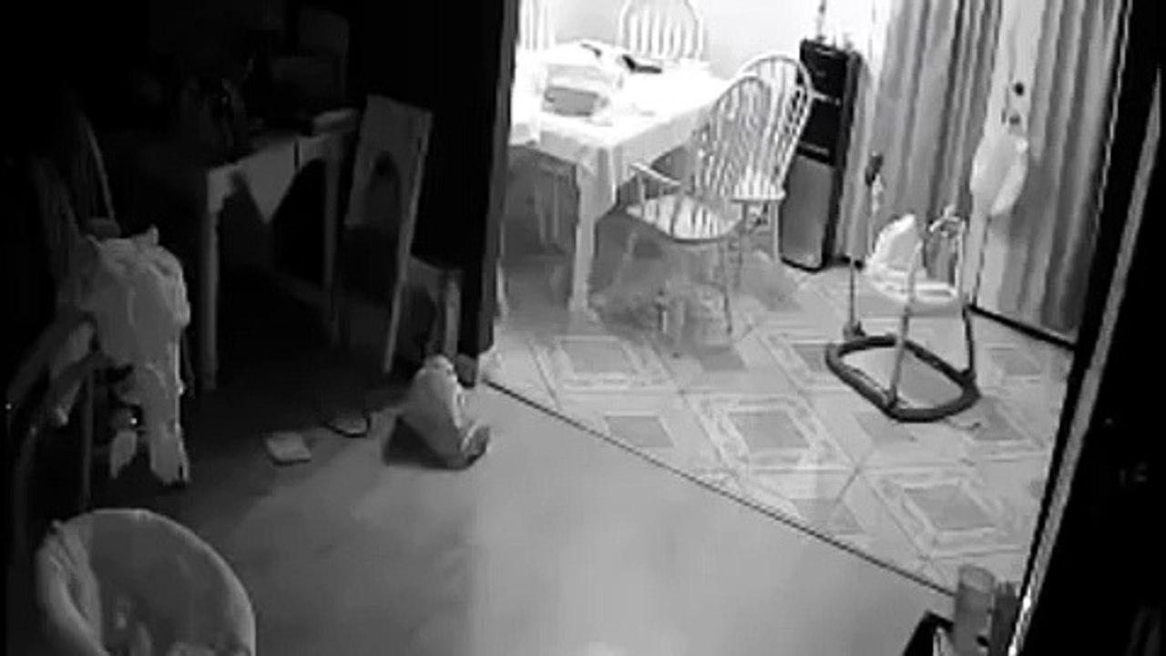 Camera show 'ghost' in house