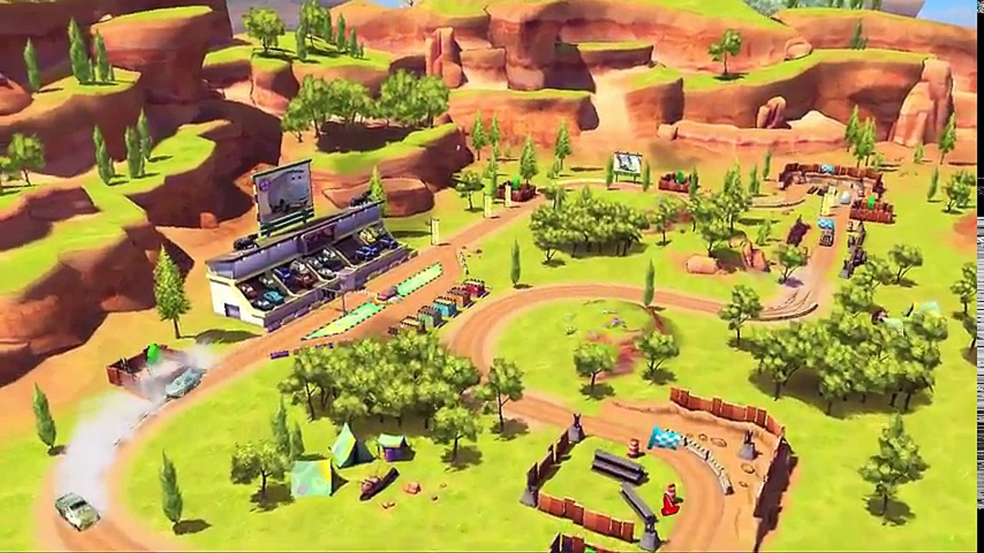 Arabalar Simsek Mcqueen Hizi Radyator Kasabasi Yarislari Filmor Un