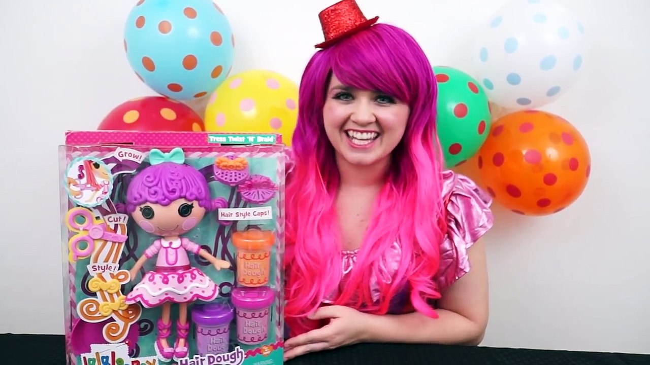 Lalaloopsy Hair-Dough Tress Twist N Braid | TOY REVIEW | KiMMi THE CLOWN