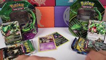 OLD vs NEW RAYQUAZA EX TINS! Pokemon Card Opening