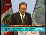 Ban Ki-Moon concerned over delayed action to fight climate change