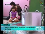 Syrian society unites to aid refugees