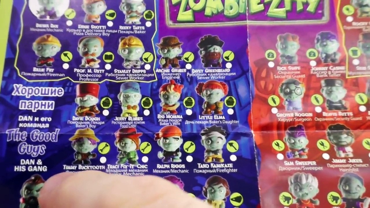 ЗОМБИ ЗИТИ Башня ужаса с часами распаковка игрушки ZOMBIE ZITY CLOCK TOWER OF HORROR