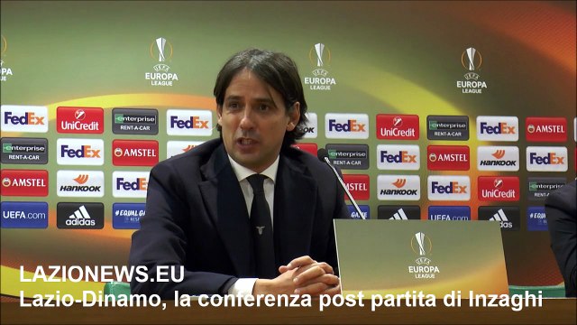 Lazio-Dinamo Kiev, conferenza stampa post partita di Inzaghi