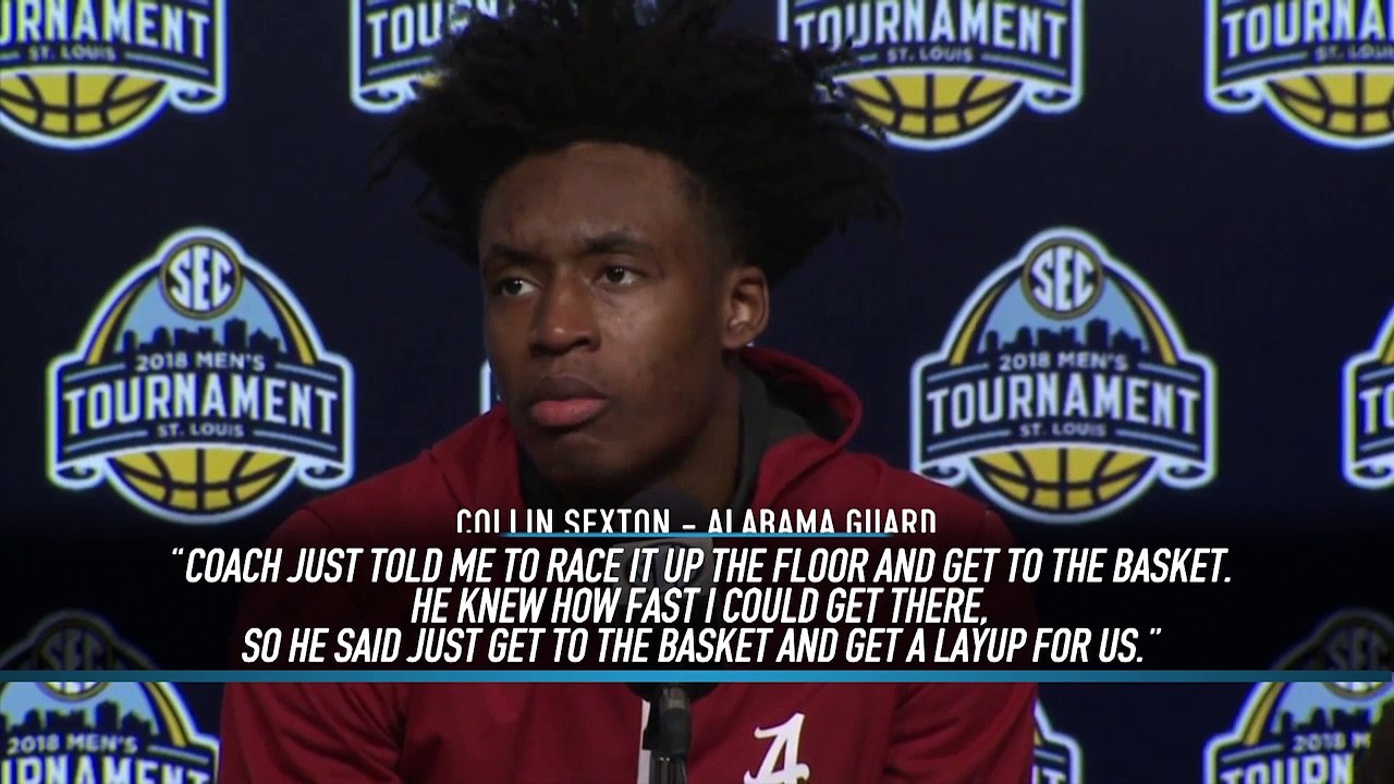 Collin Sexton, Avery Johnson Discuss Sexton's Game-Winner