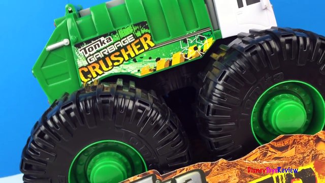 Tonka Monster Garbage Crusher - Hero Mashers Spiderman Ironman Transformers Optimus Prime
