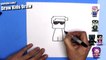 How To Draw Sky Does Minecraft skin - EASY Chibi - Step By Step - Kawaii