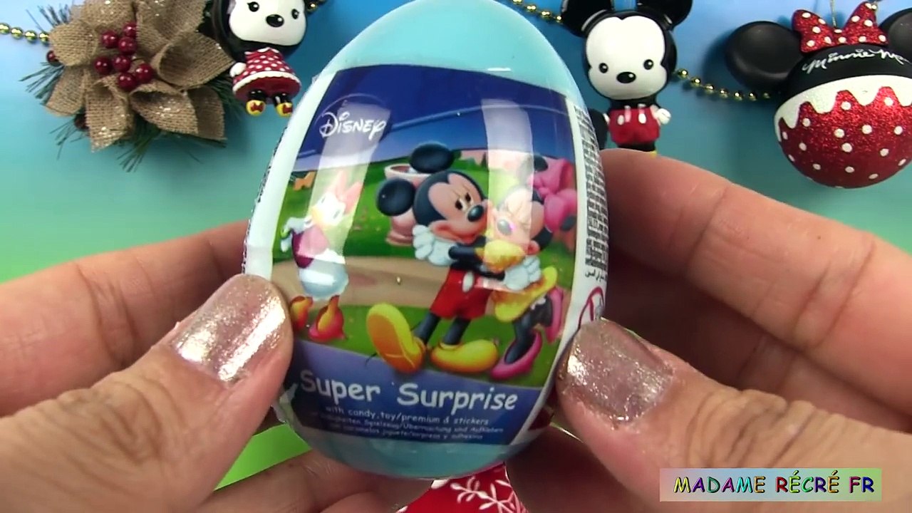 Chaussette de Noël Surprises 2016 Mickey Mouse Oeufs Surprises Christmas Stocking