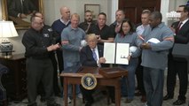 President Trump signs tariffs on steel and aluminium