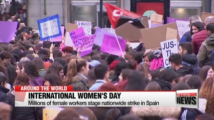 Women around the world rally for change on International Women's Day