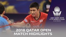 2018 Qatar Open Highlights I Tomokazu Harimoto vs Mihai Bobocica (R32)
