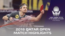 2018 Qatar Open Highlights I Timo Boll vs Lin Yun-Ju (R32)
