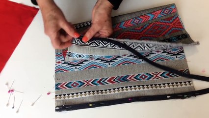 Tuto Couture - Sac enveloppe Ethnique