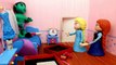 Play doh Cookie Monster vs Elmo Sesame Street playing billiards Stop motion animation
