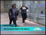 US: Doctor quarantined for Ebola