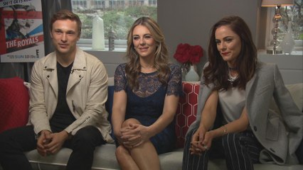 Liz Hurley Talks Acting With Son Damian on "The Royals"