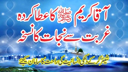 AAQAA Kareem Ka Ata Karda Ghurabat Se Nijat Ka Nuskha