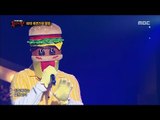 [King of masked singer] 복면가왕 - 'MC hamburger' defensive stage - Can't you 20170716