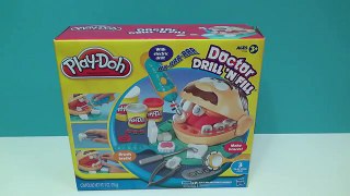Play-Doh Doctor Drill N Fill Playset by Hasbro The patient eats Kinder Surprise Eggs
