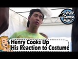 [Prank Cam Project Hosted By Henry] Henry Cooks Up His Reaction To Angel Costume 20170326