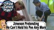 [Prank Cam Project KEY Got Fooled] Jinwoon Pretends To Fit To Pee In A Shoe 20170402