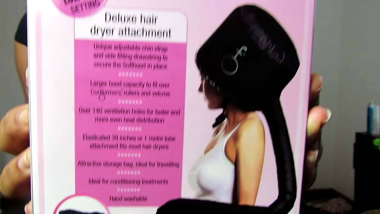 PORTATABLE DELUXE SOFT-HOOD HAIR DRYER FIRST IMPRESSION!