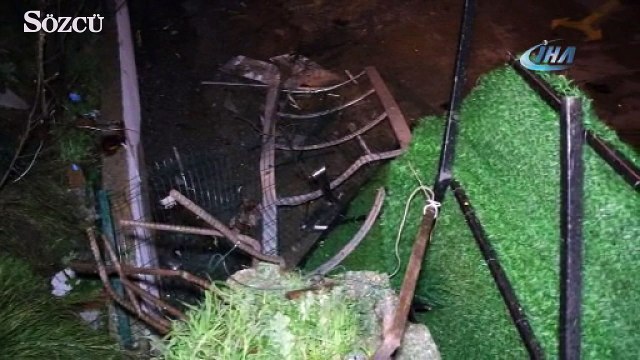 Midibüs otobüs durağına daldı: 6 yaralı