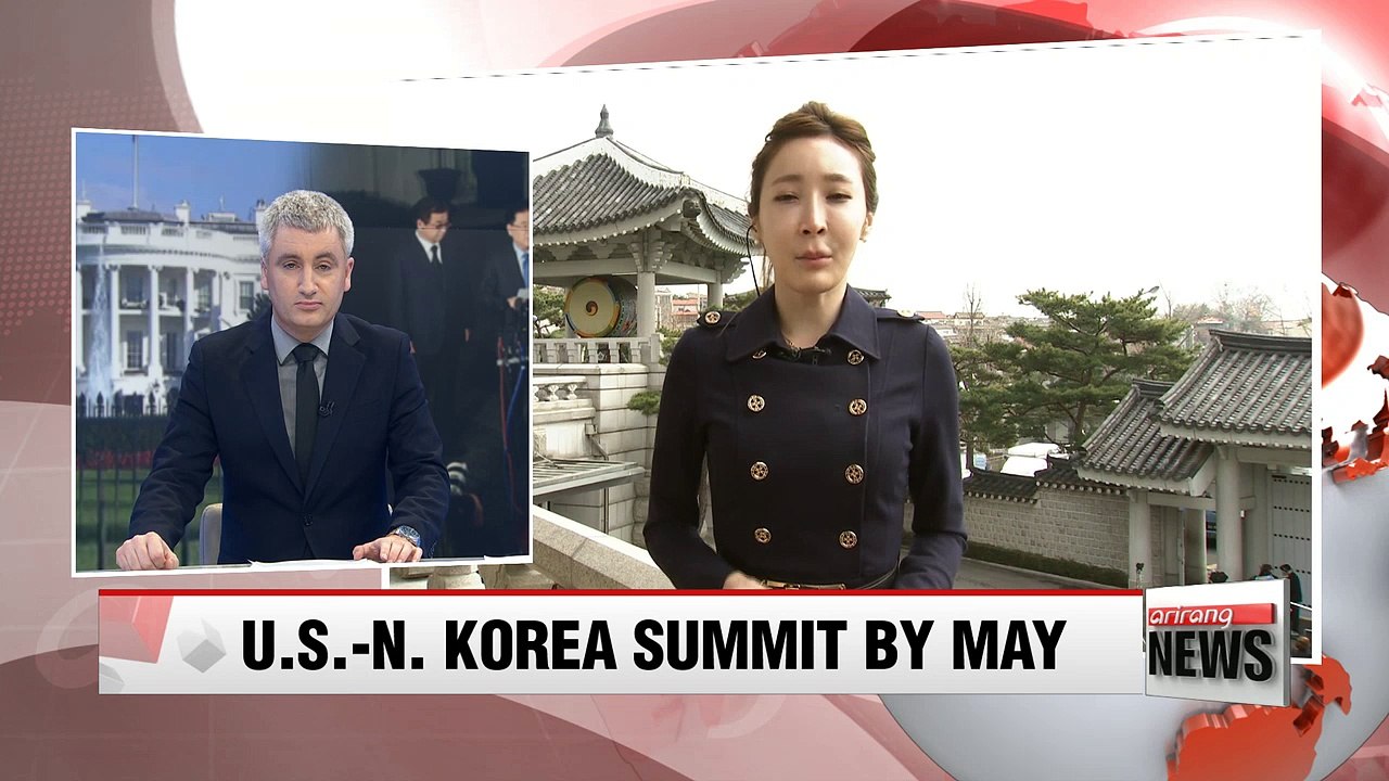 S. Korean President Security Adviser Says Trump to Meet N. Korea's Kim by May; White House Confirms Meeting