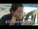 [Real men] 진짜 사나이 - Sol Bi can't handle appetite 20160828