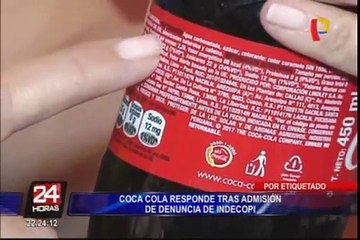 Coca cola responde tras denuncia de Indecopi