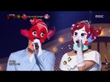 [King of masked singer] 복면가왕 - 'I'm star lobstar' vs 'Noryangjin Mermaid' 1round - Warning 20160918